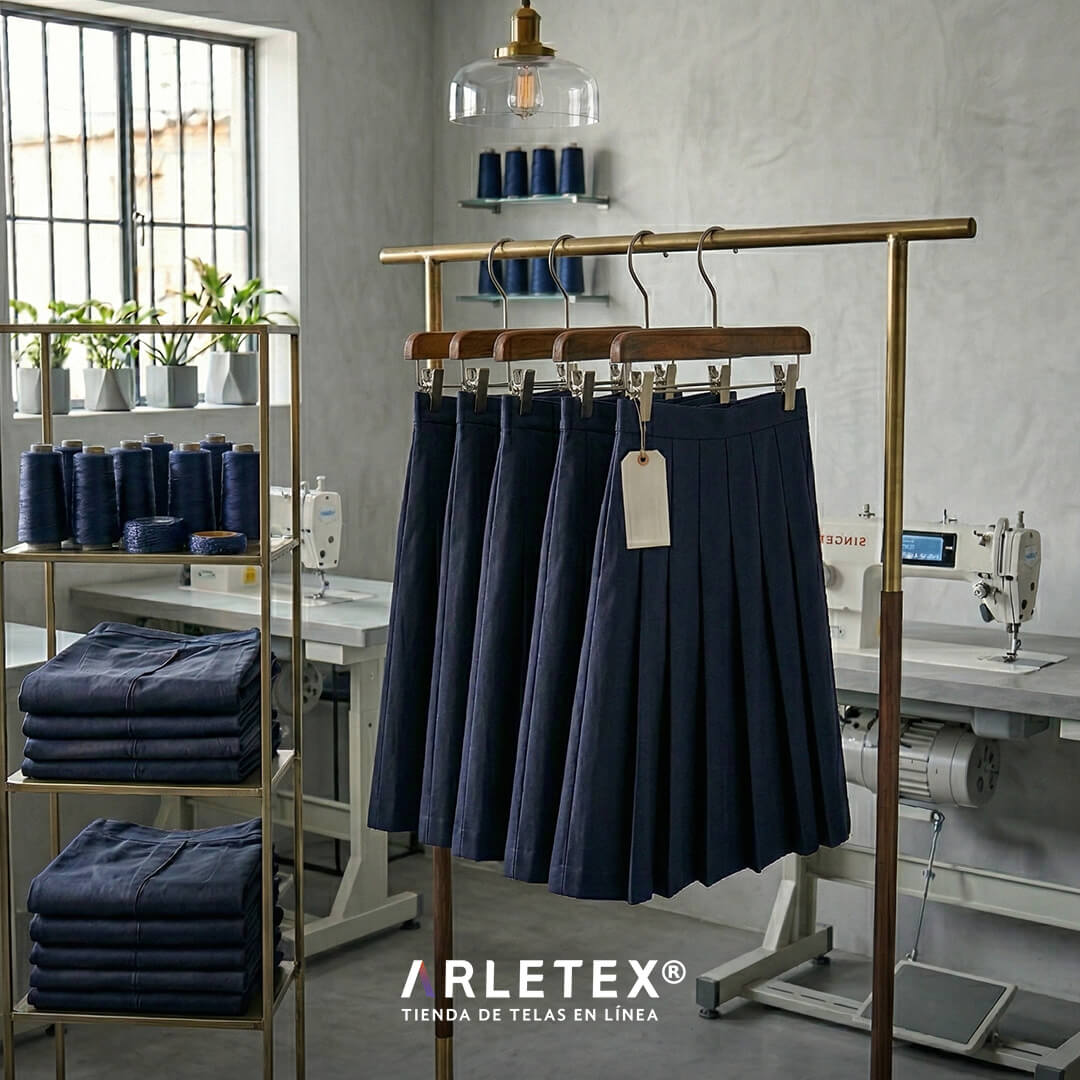 Tela Tergal Catalán para faldas de vestir