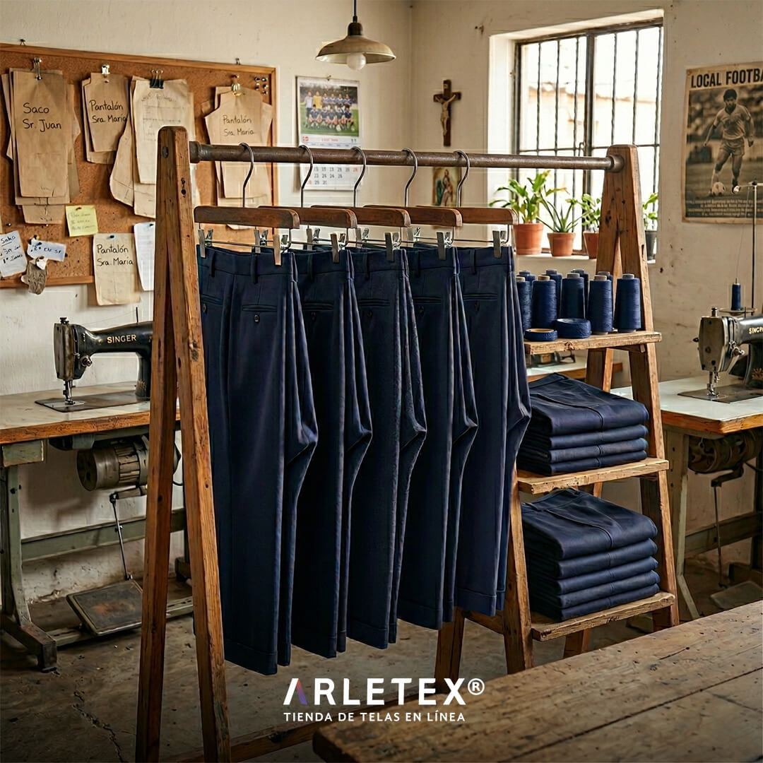 Tela Tergal Catalán para pantalones de vestir