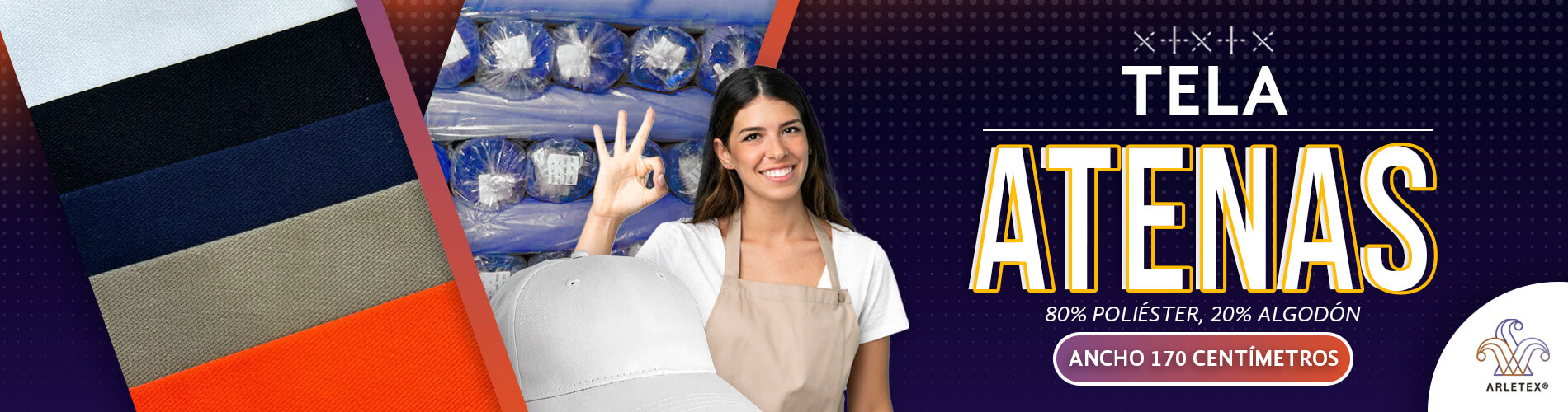 Slide Tela Gabardina