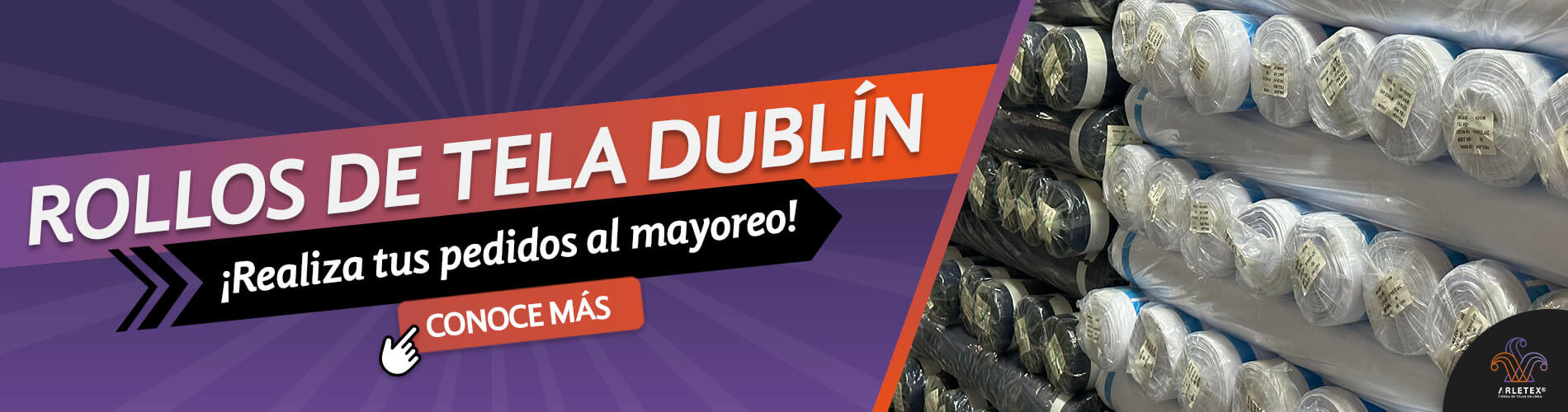 Banner Rollos Tela Dublín