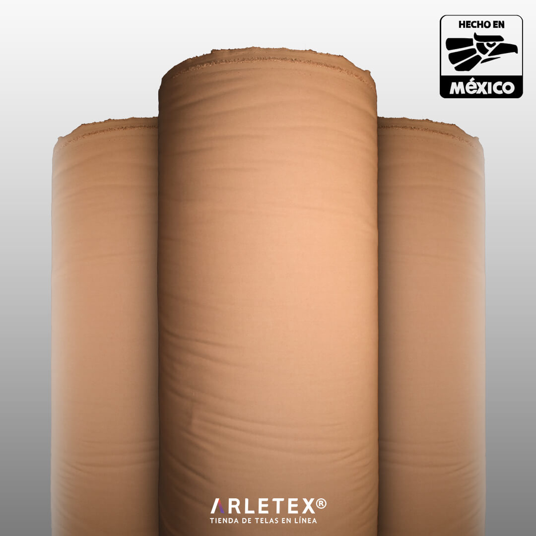 Tela Gabardina 50-50 Kaki Arletex