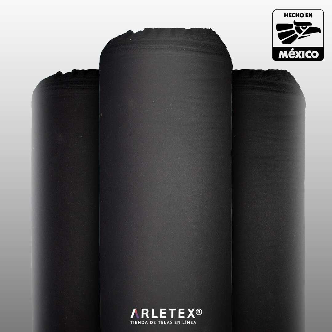 Tela Gabardina 50-50 Negro Arletex