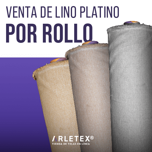 Tela lino platino de alta resistencia