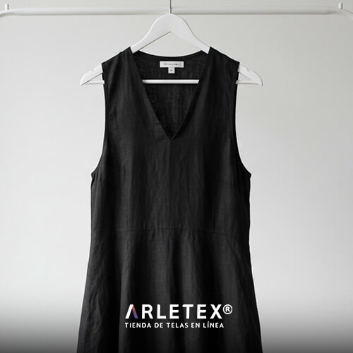 Tela Lino Viscosa Vestido