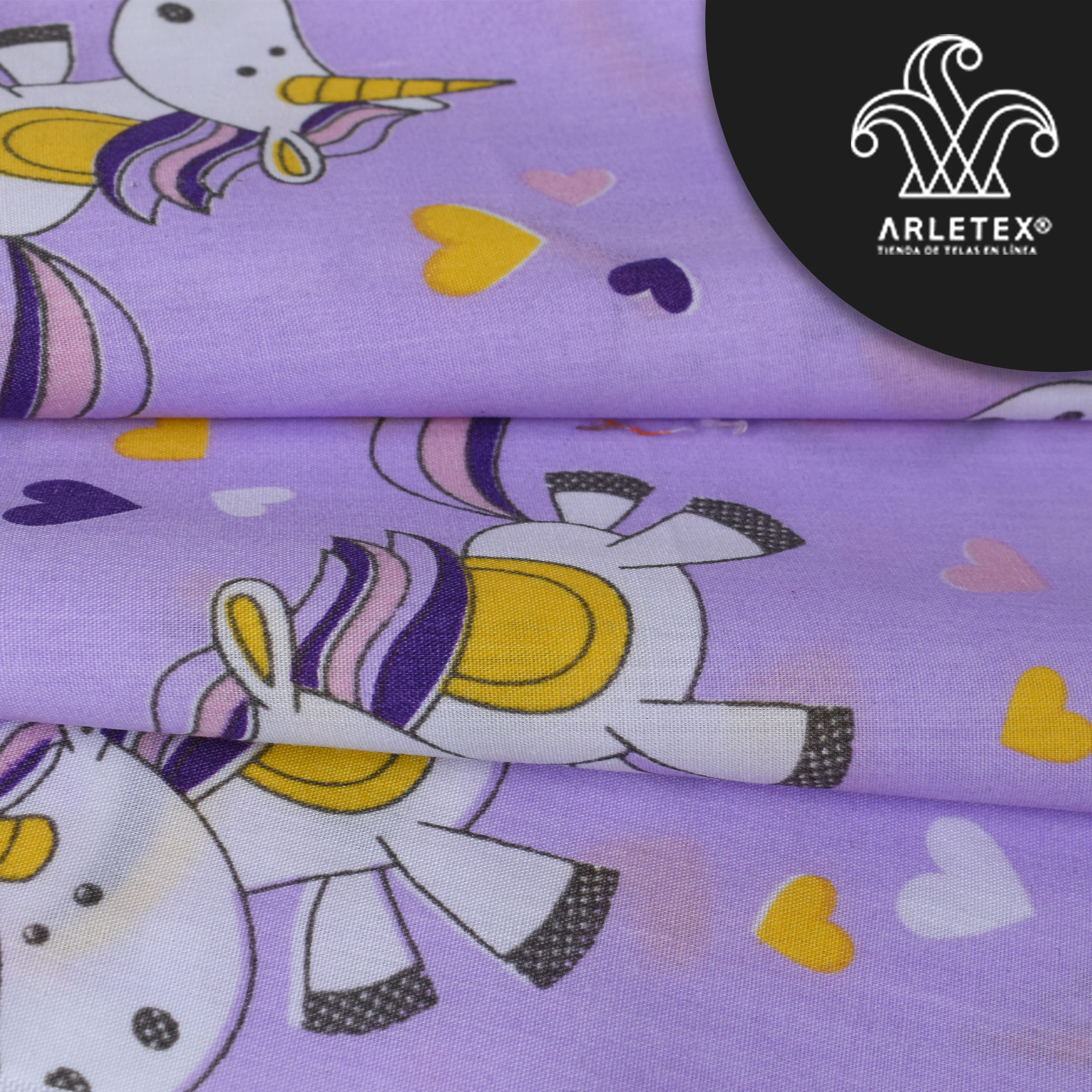 Tela Morada Estampado