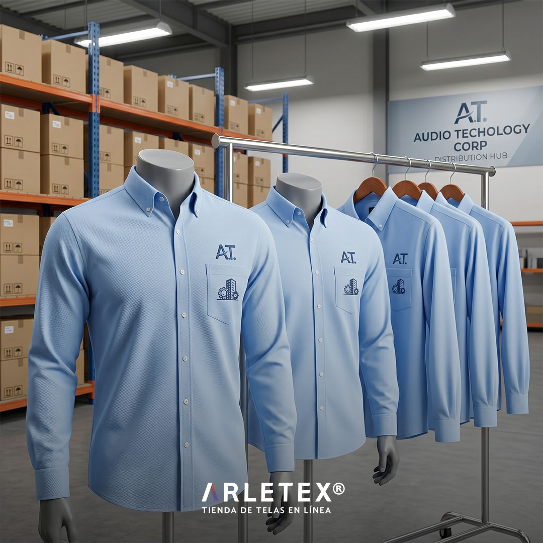 Tela Oxford para camisas corporativas