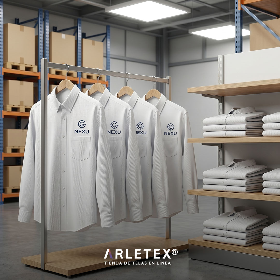 Tela Oxford para camisas de empresa