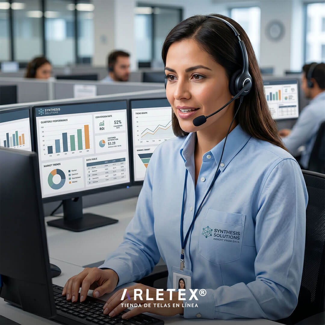 Tela Oxford para uniformes de call centers