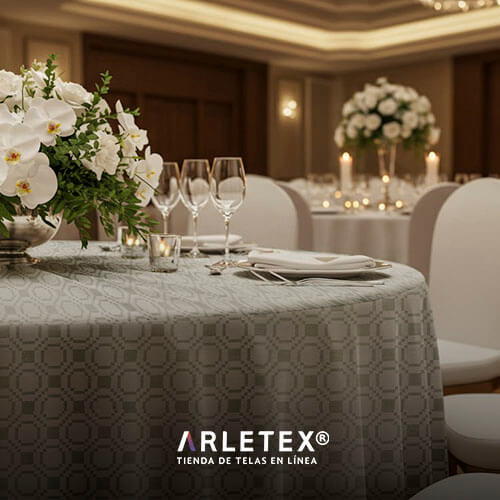 Tela para mantelería en eventos