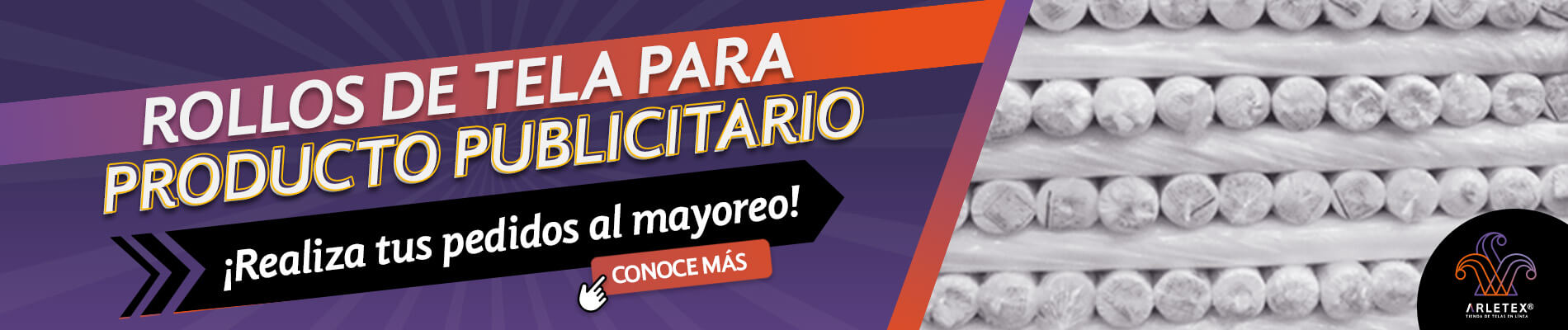 Rollos De Tela Para Producto Publicitario