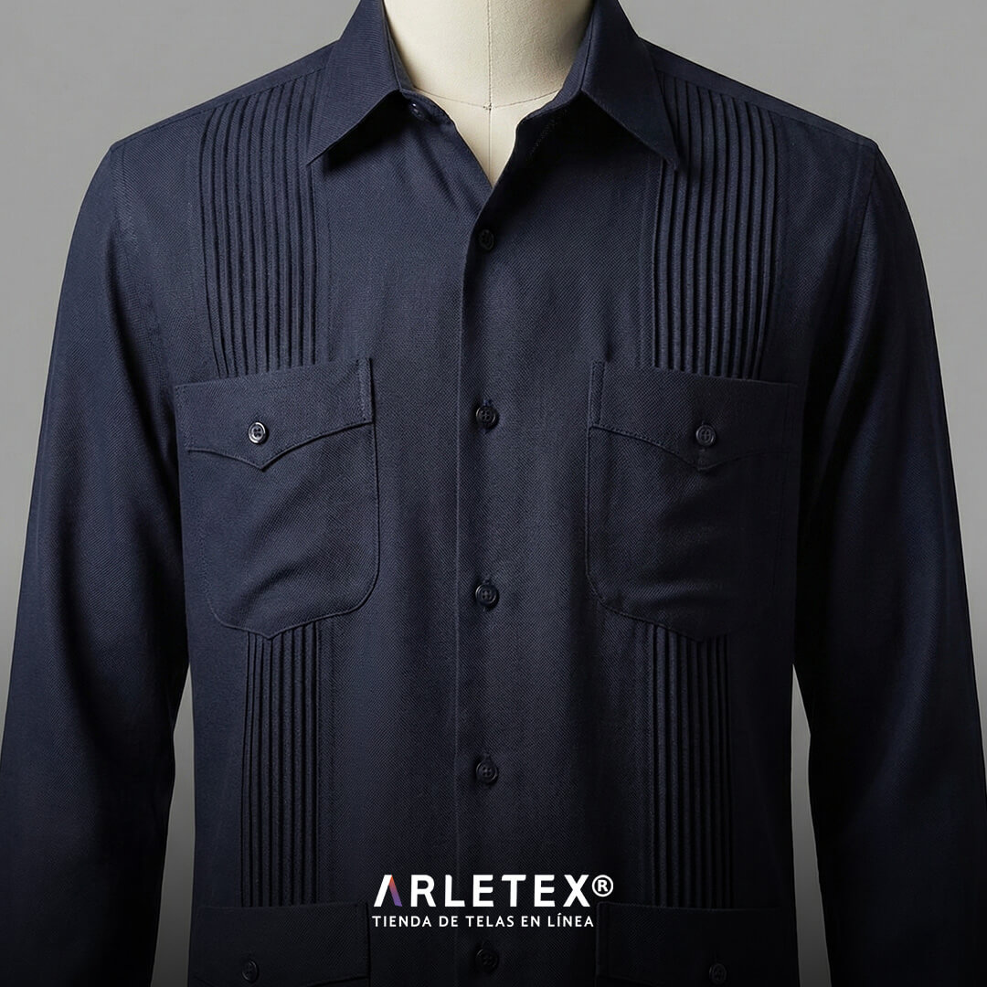 Guayabera de Rayón Chalis Arletex
