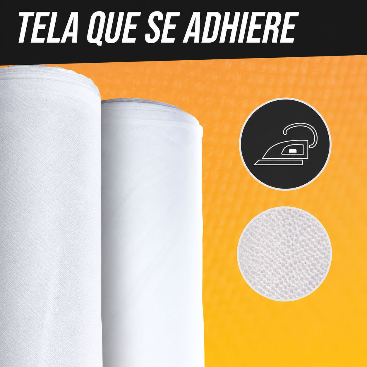 Tela que se adhiere con la plancha: tricot adherible fusionado con calor