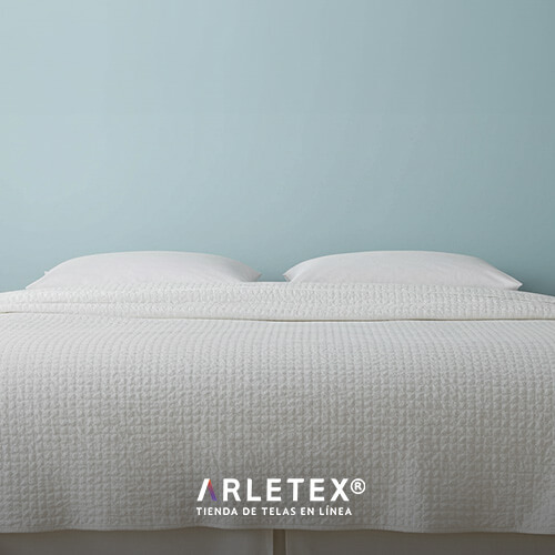 Tela waffle para ropa de cama