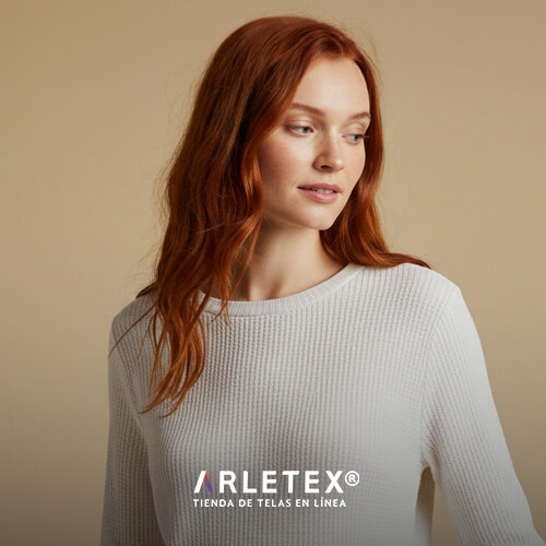 Tela waffle para ropa de vestir