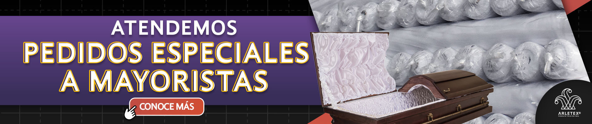 Pedidos Especiales Tela Para Caja De Muerto