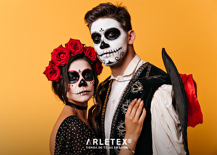 Usos tela para dia de muertos