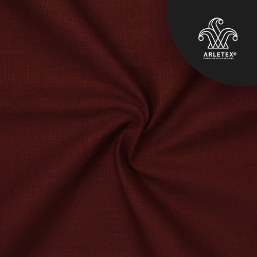 Tela Lino Color Vino