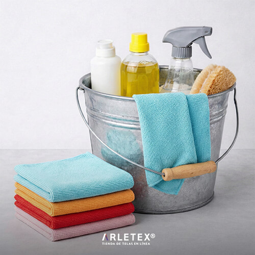 Rollo de Toalla de Microfibra para Limpieza