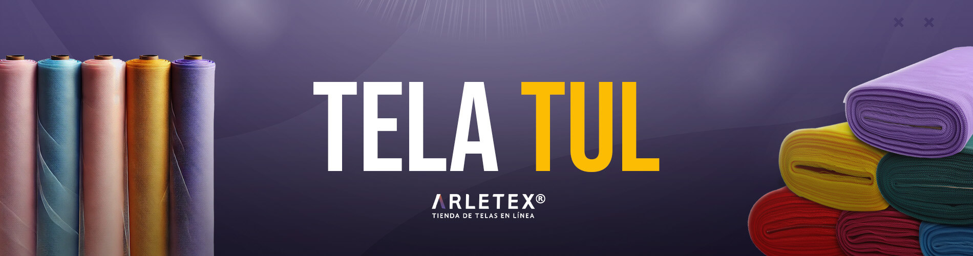 Slide Tela Tul Arletex