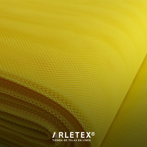 Tul 70 color Canario Arletex