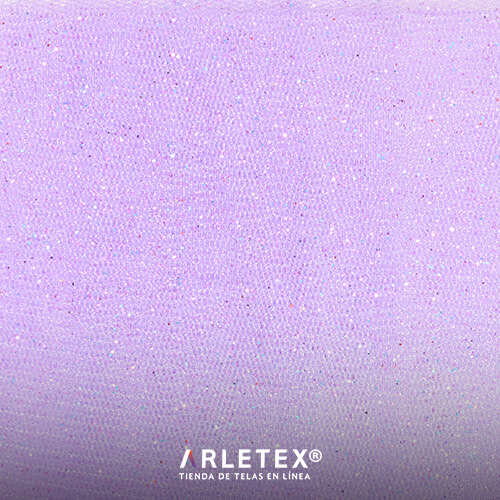 Tul Glitter Lila Arletex