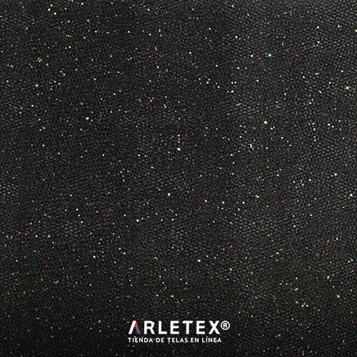Tul Glitter Negro Arletex