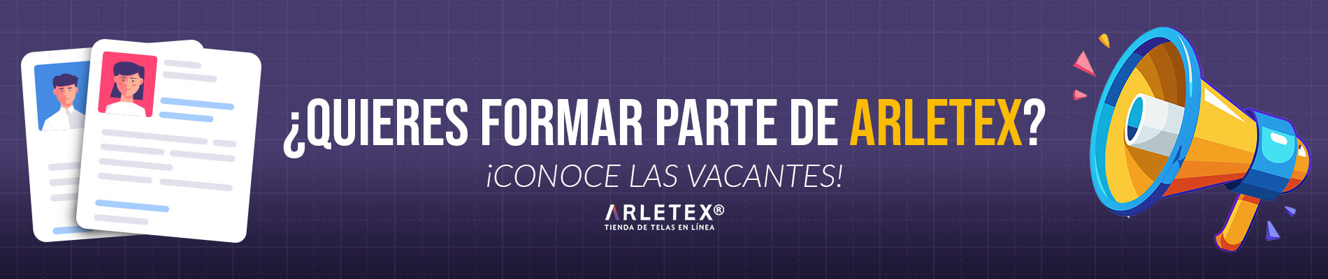 Banner Forma Parte de Arletex