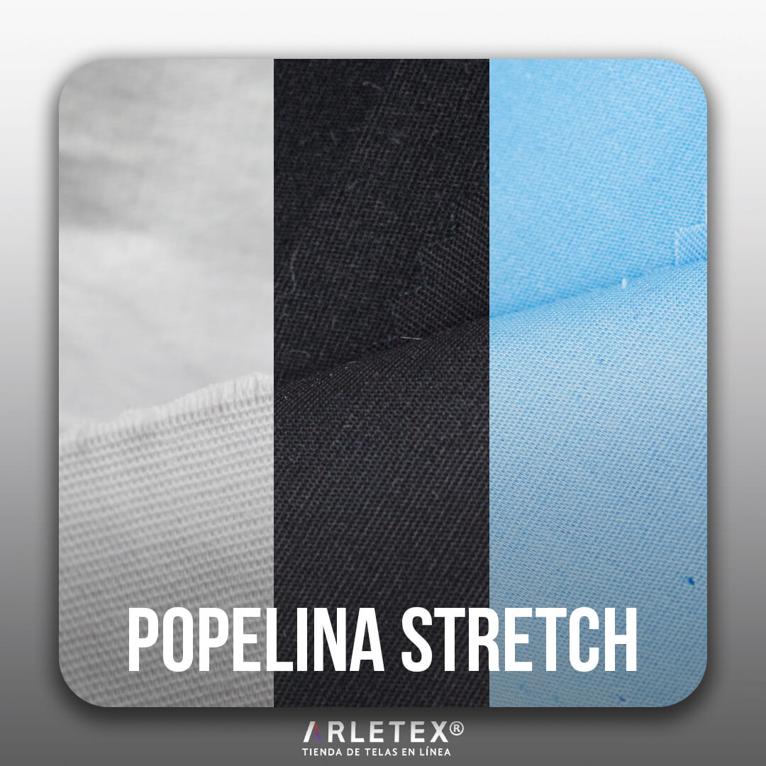 Tela Popelina Stretch Por Mayoreo Arletex