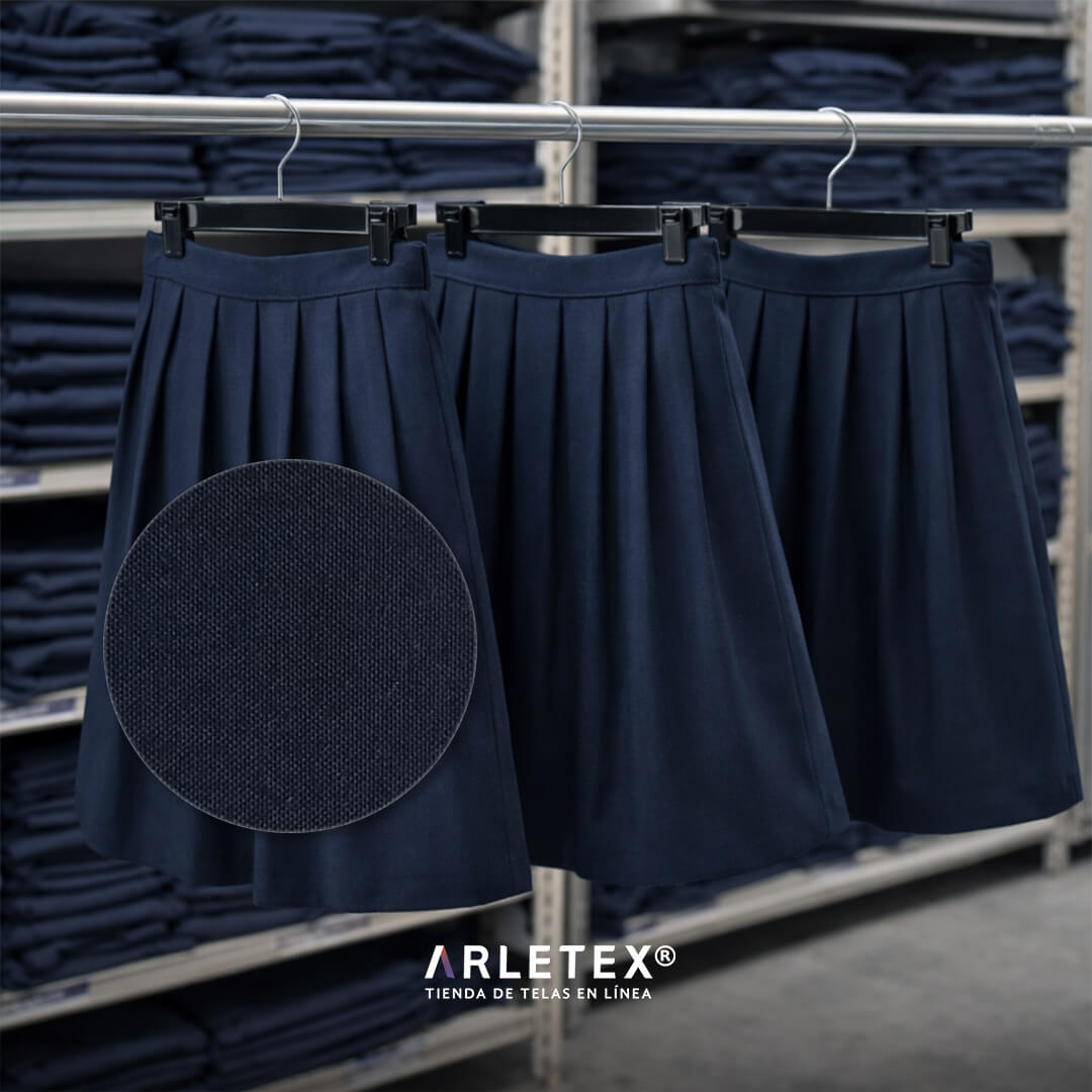 Tela Tergal Catalán para faldas formales