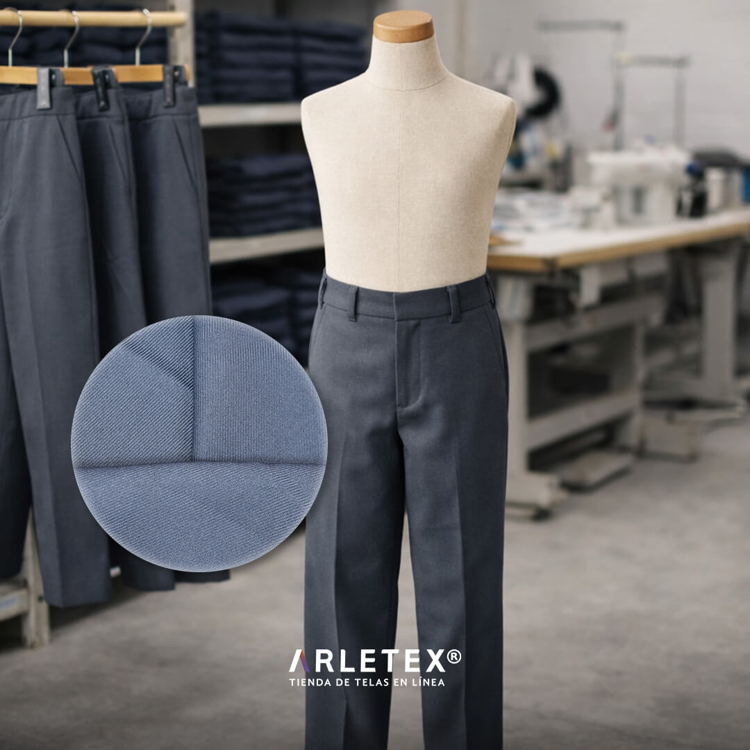 Tela Sarga Escolar para pantalón