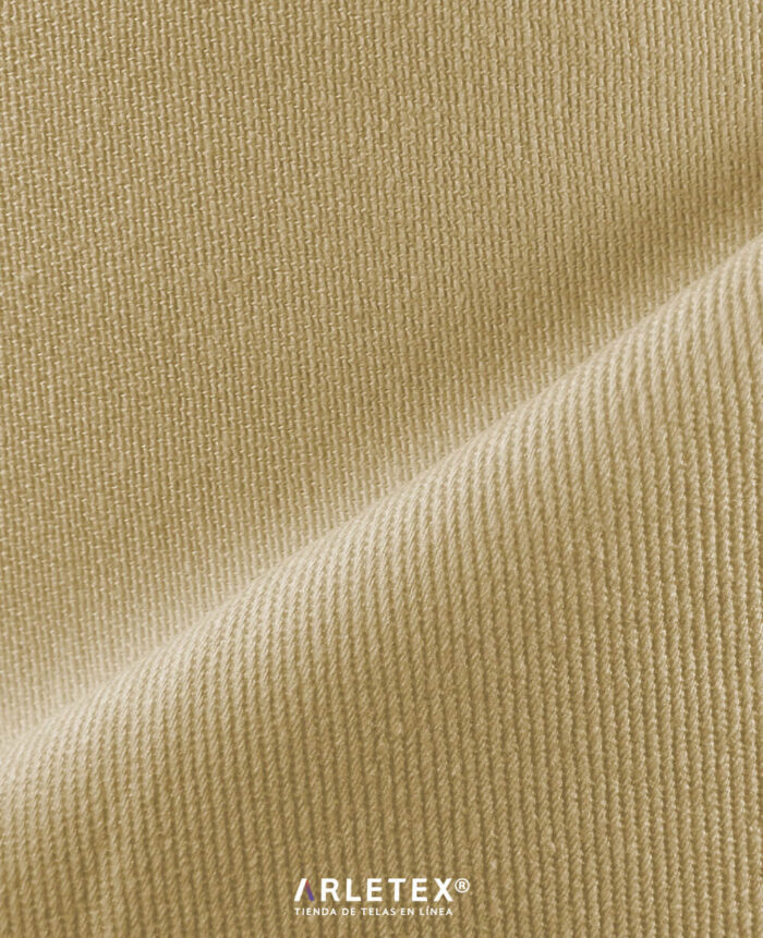 Tela Gabardina Close Kaki Arletex