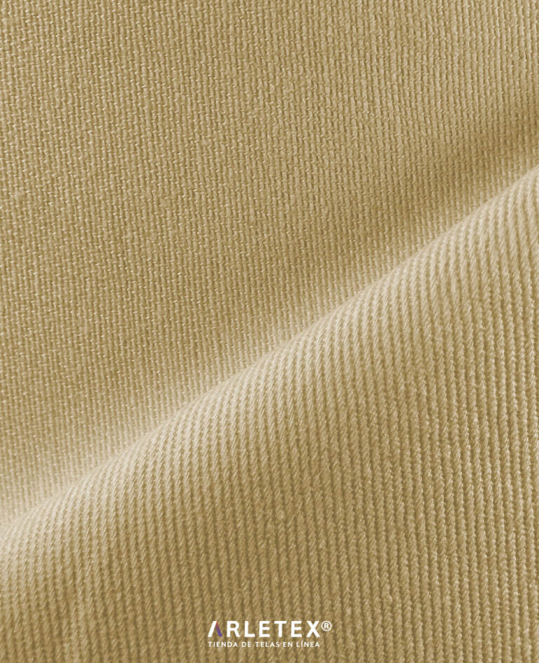 Tela Gabardina Close Kaki Arletex