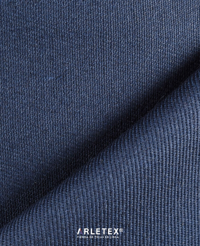 Tela Gabardina Close Marino Arletex