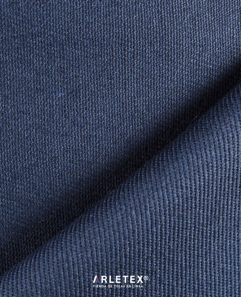 Tela Gabardina Close Marino Arletex