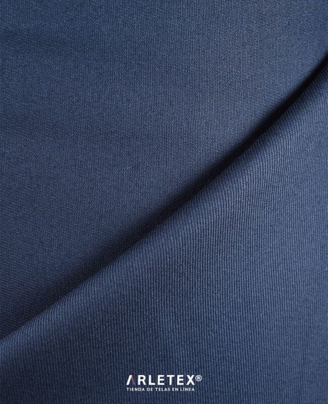 Tela Gabardina Marino Arletex