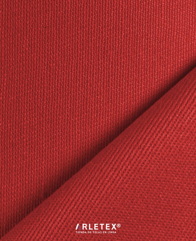 Tela Gabardina Close Rojo Arletex