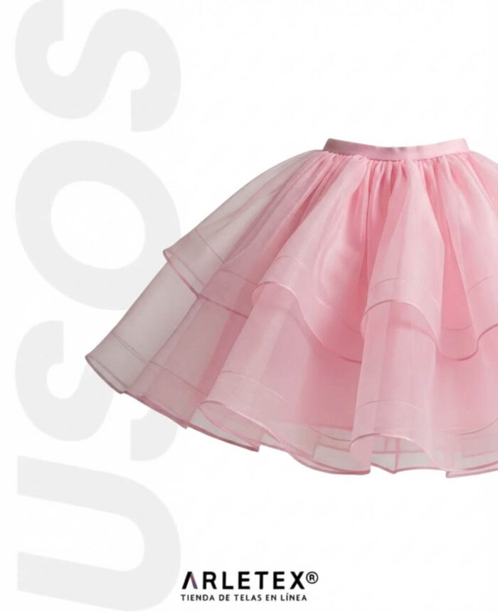 Organza Cristal Falda