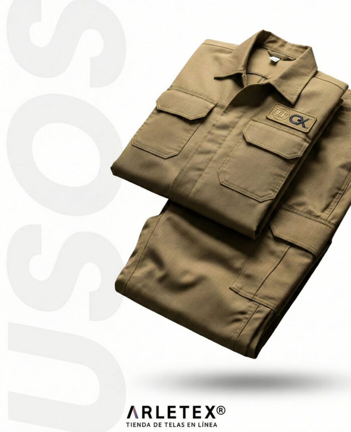 Tela Ripstop Para Uniformes Industriales