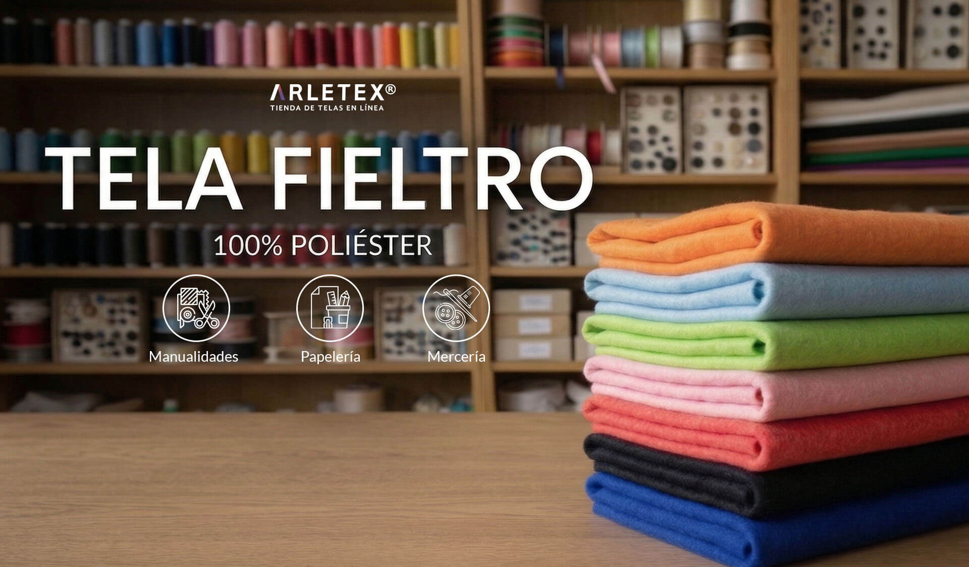 Tela Fieltro Por Rollo