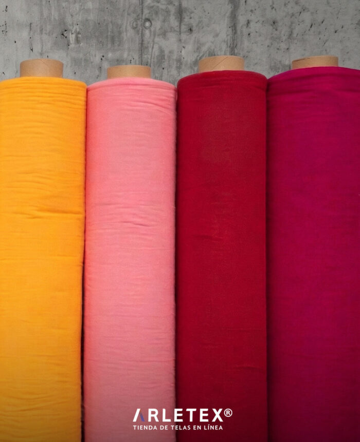 TELA MANTA CORRUGADA PRELAVADA COLORES