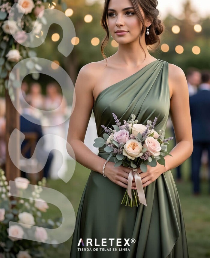 Tela Razo Portugués para Vestidos de Fiesta y Novia